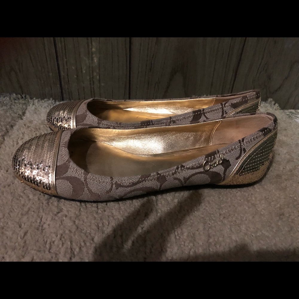 Size 8 Coach Flats
